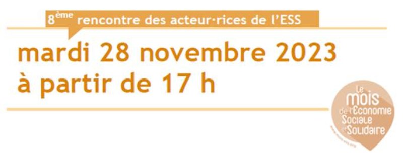 8ème rencontre des acteur.rices de l'ESS de Villeurbanne