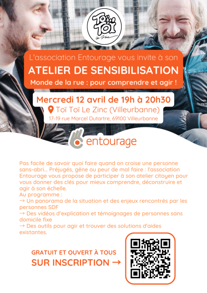 Atelier de sensibilisation : monde de la rue 