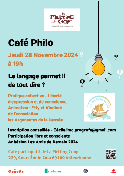 Atelier philo avec Les Argonautes de la Pensée