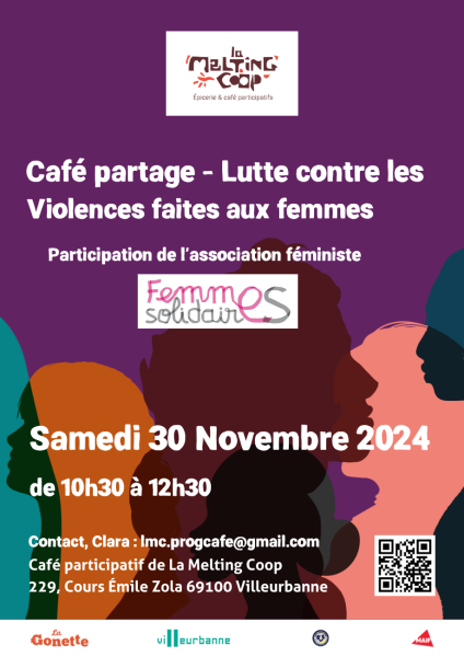 Café partage - Lutte contre les violences faites aux femmes