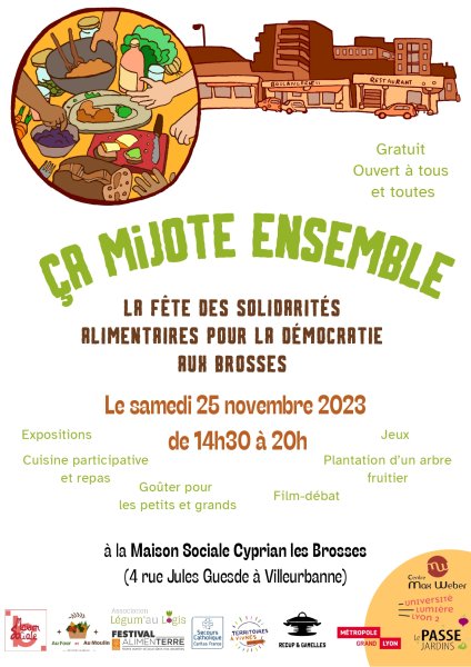 Fête Nouvelles Solidarités Alimentaires aux Brosses