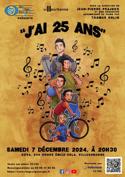 J'ai 25 ans