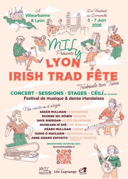 Lyon Irish Trad Fête - stages, sessions