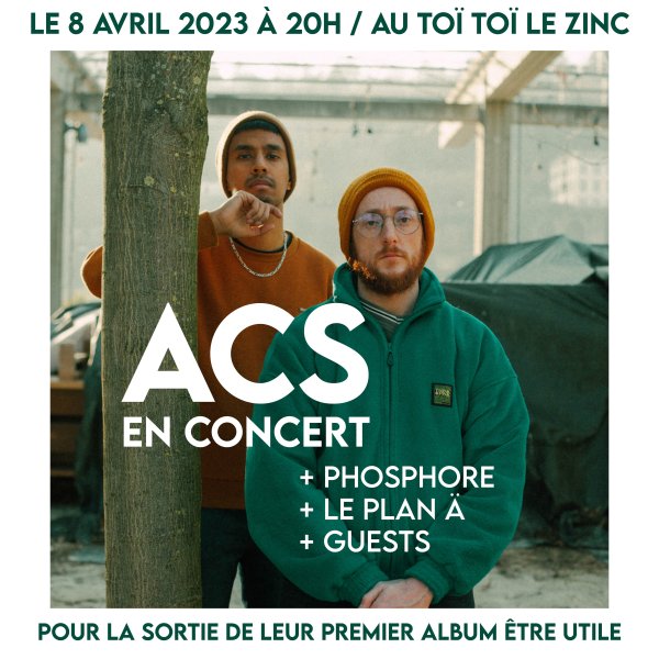 Release Party d'ACS pour leur 1er album