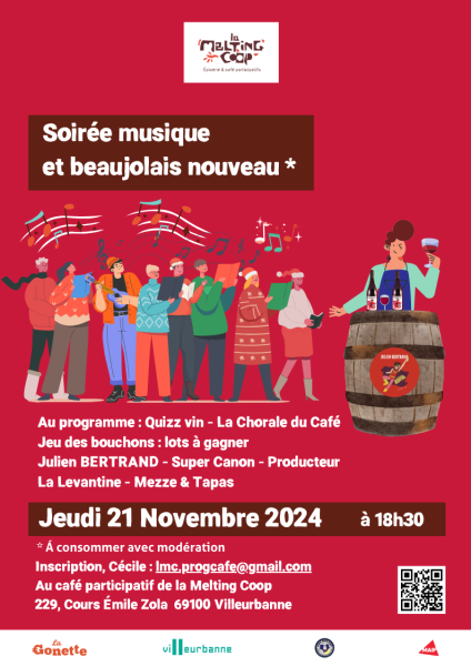 Soirée Beaujolais nouveau 2024 🍷