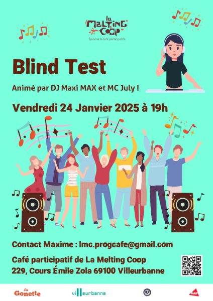 Soirée Blind test 🎵