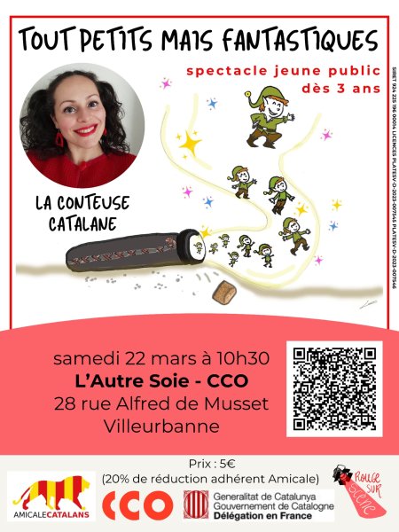 Spectacle enfants - Tout Petits Mais Fantastiques avec la Conteuse Catalane