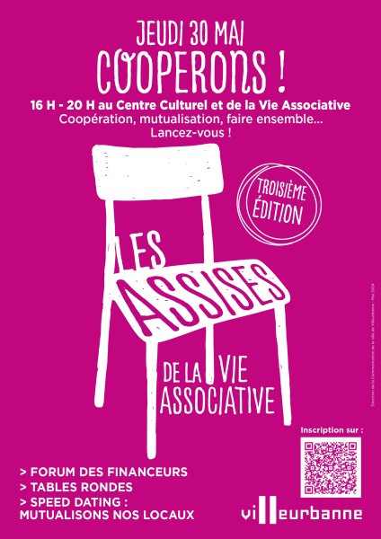 Troisième édition des Assises de la vie associative : Coopérons !