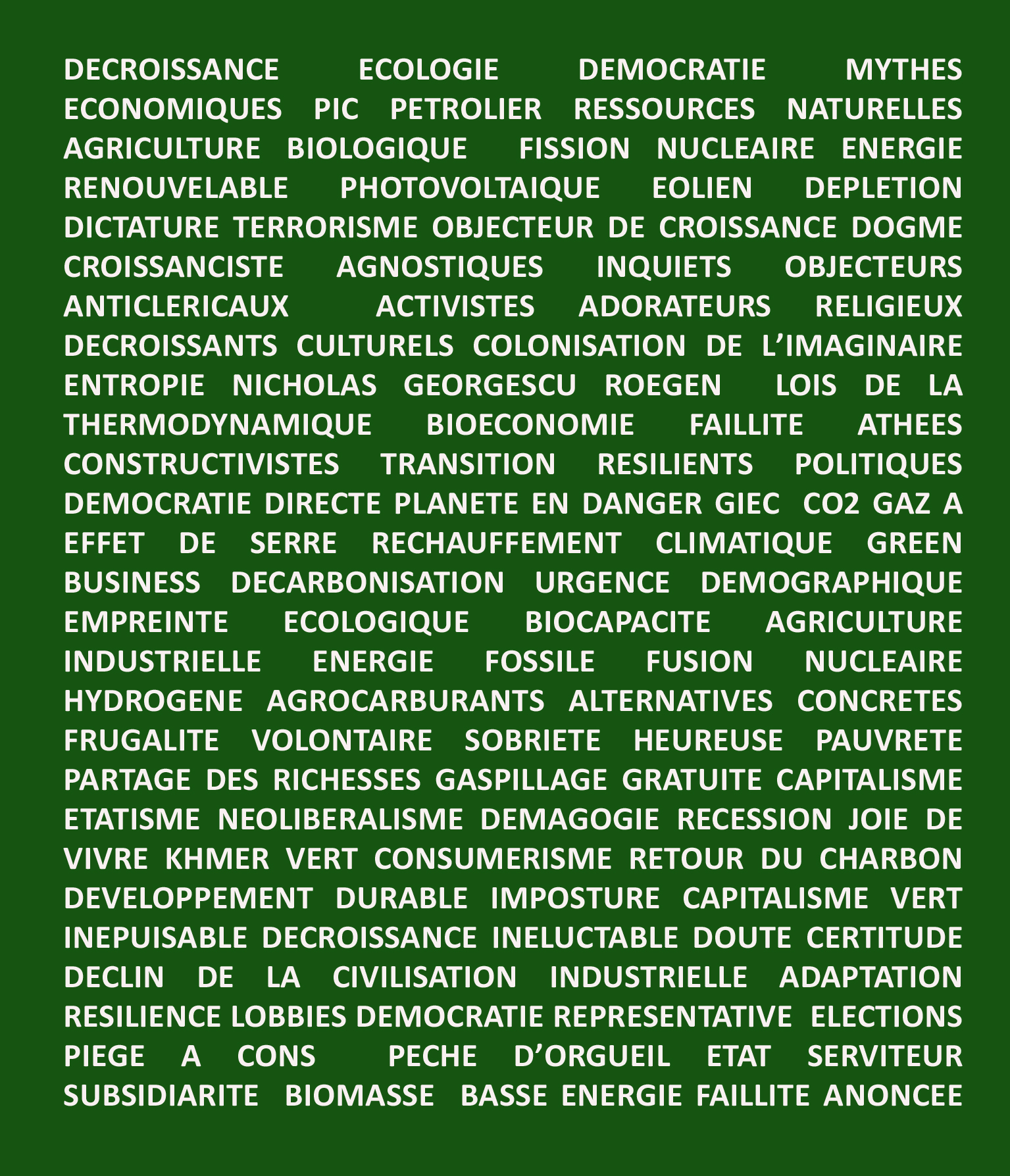Conférence : Anthropologie de la décroissance