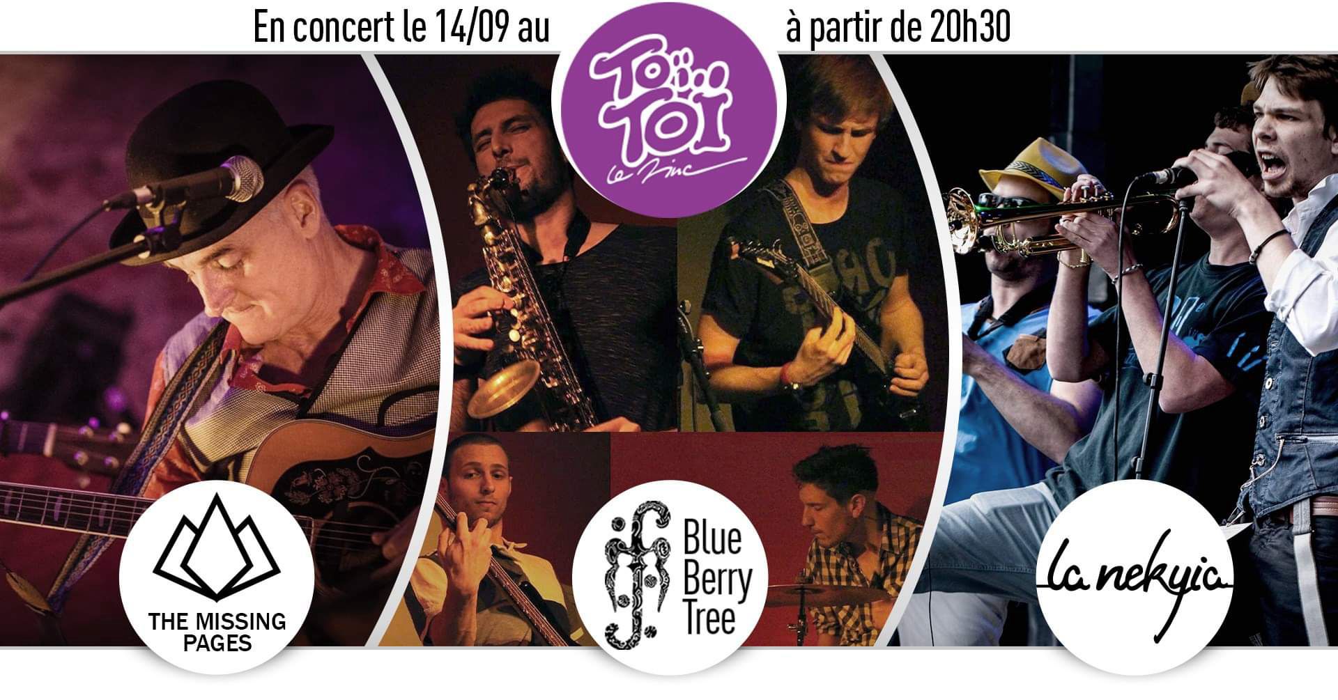 From Jazz to British Rock : La Nekyia + Blueberry Tree + The Missing Pages