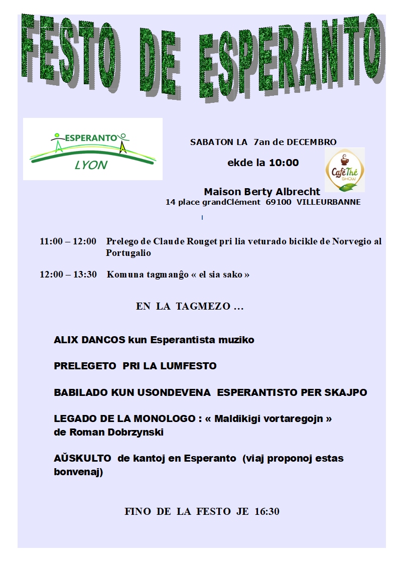 La fête de l'espéranto