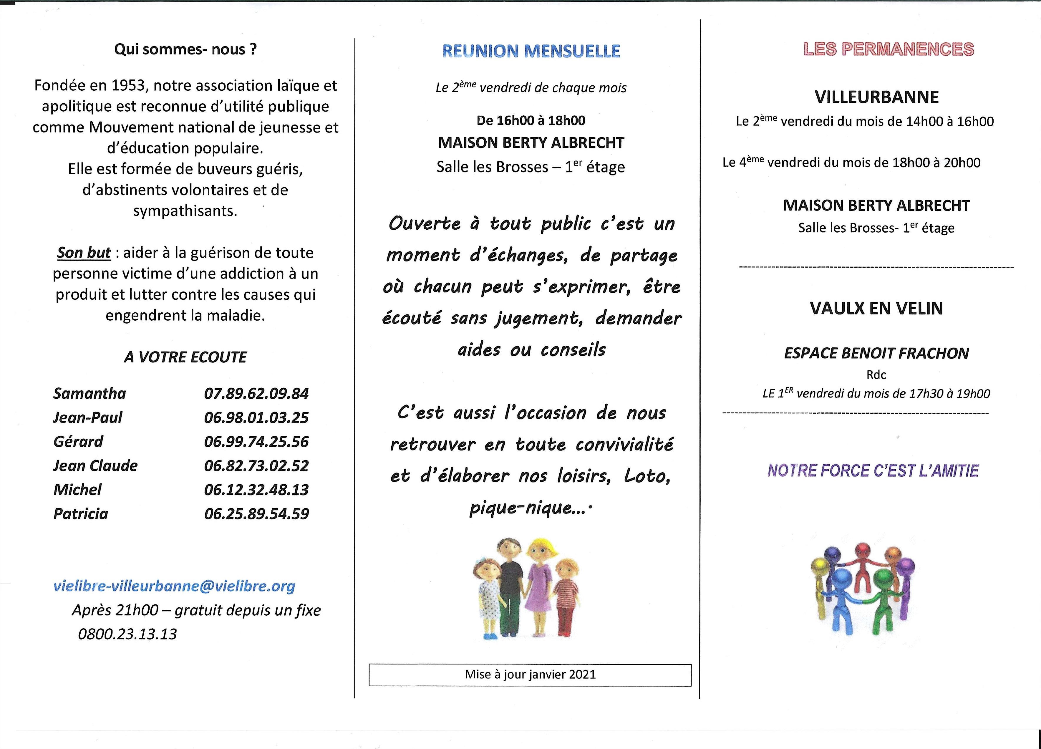 Permanence Mouvement Vie libre