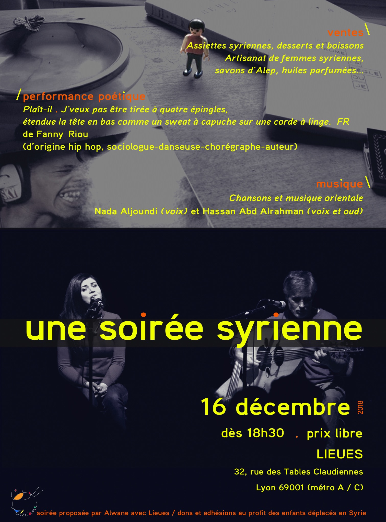 Soirée syrienne, concert de musique orientale et performance poétique