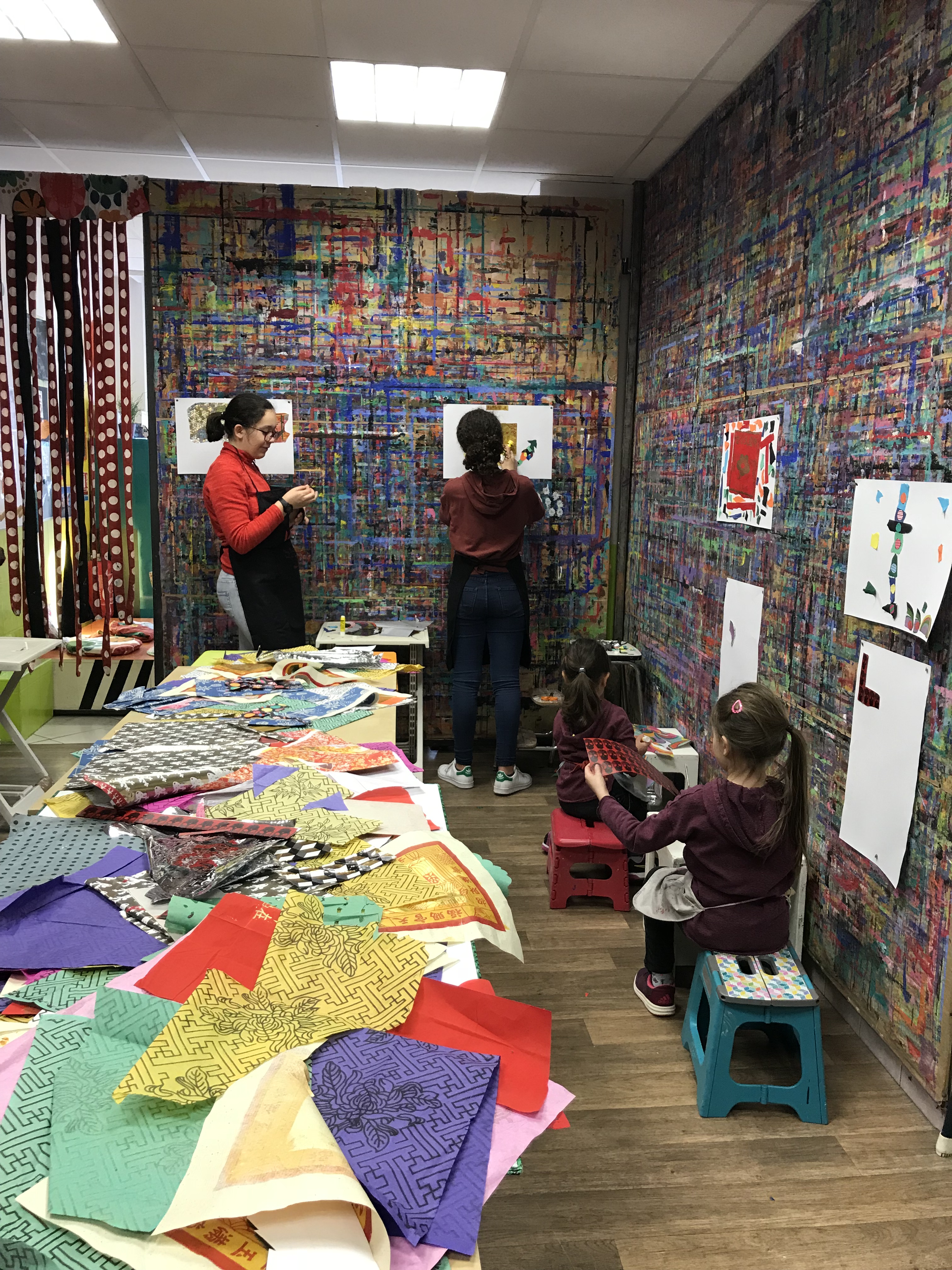 Stage collage et peinture libres