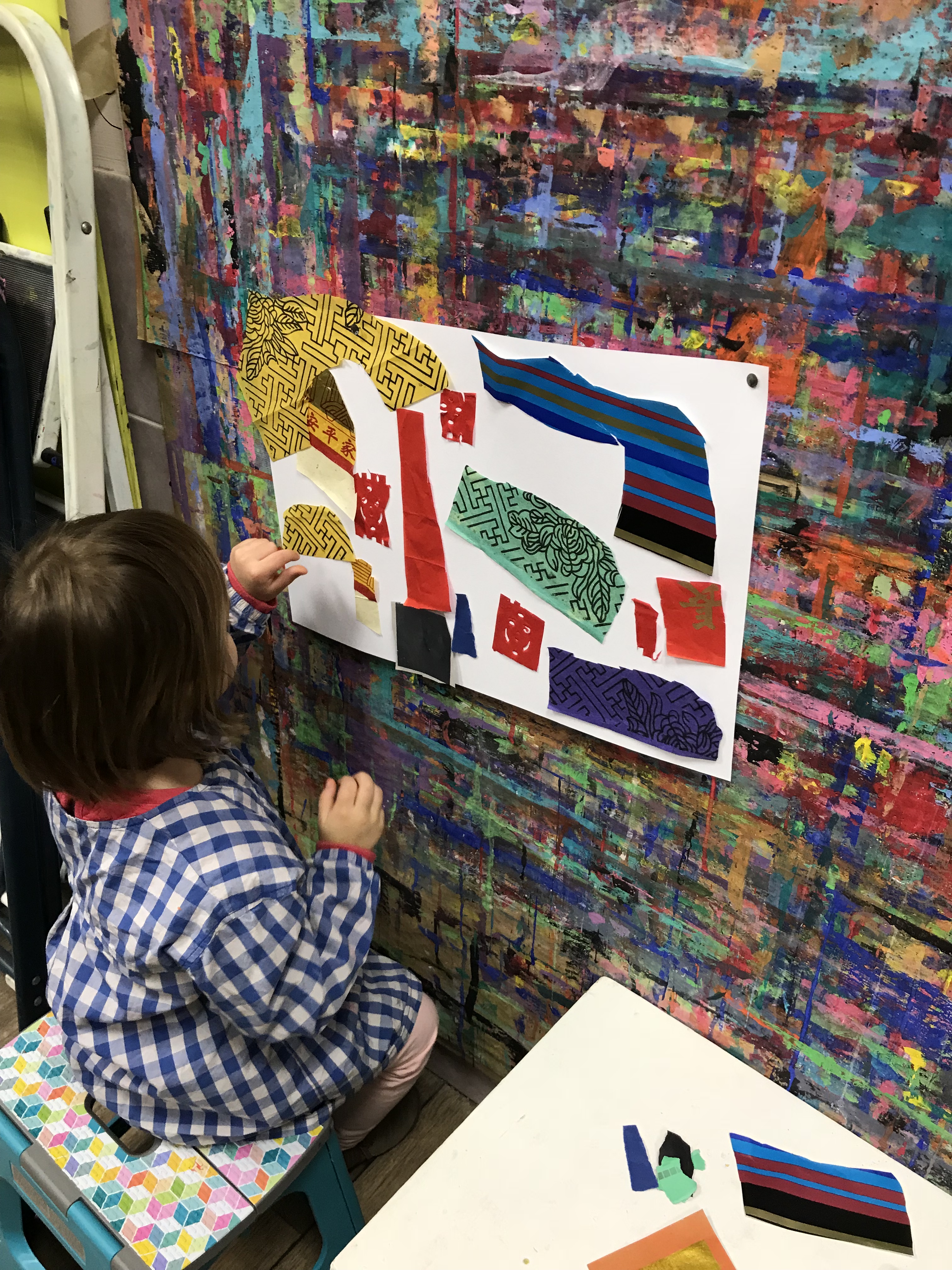 Stage collage et peinture libres