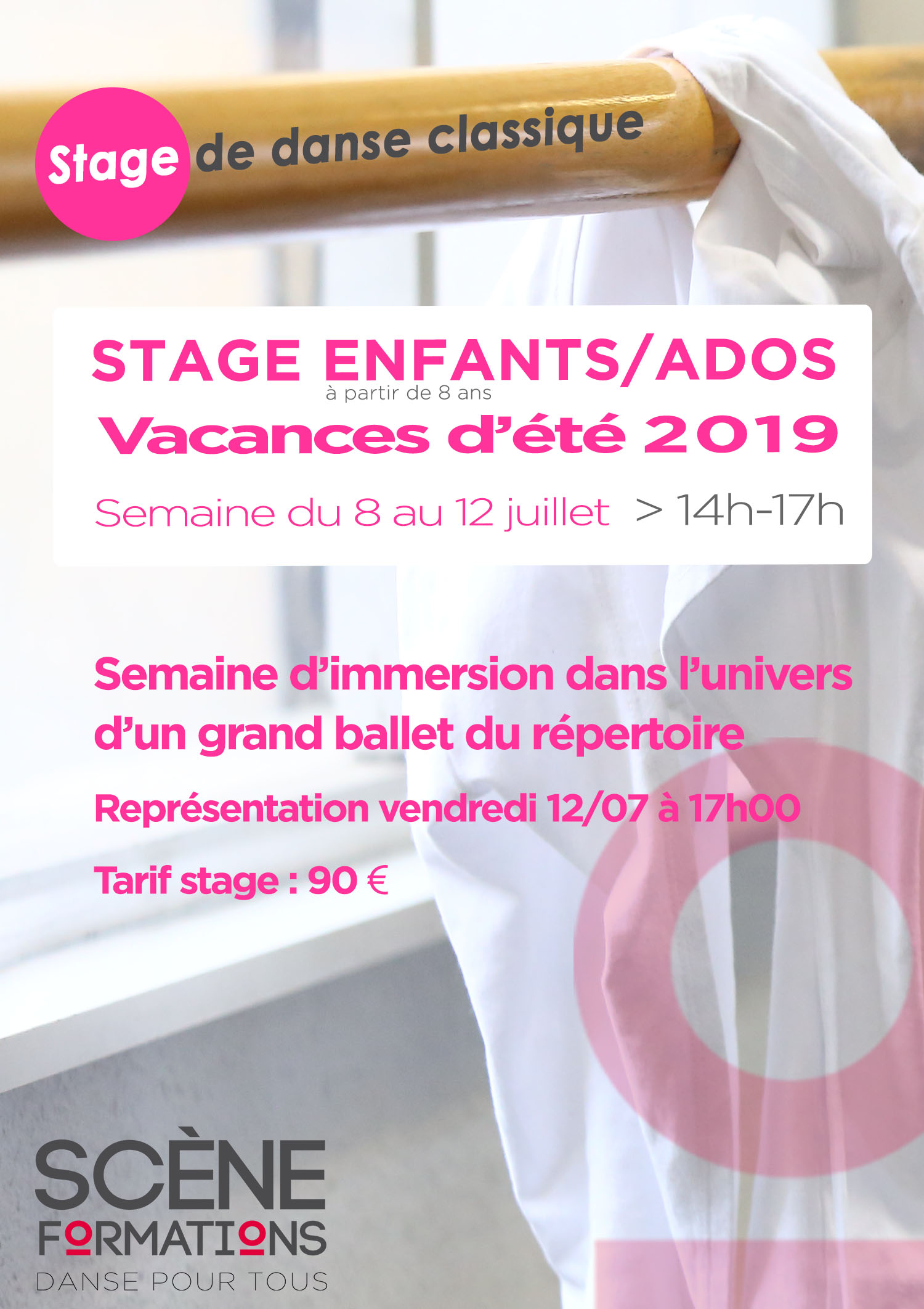 STAGE DE DANSE CLASSIQUE ENFANT/ADO