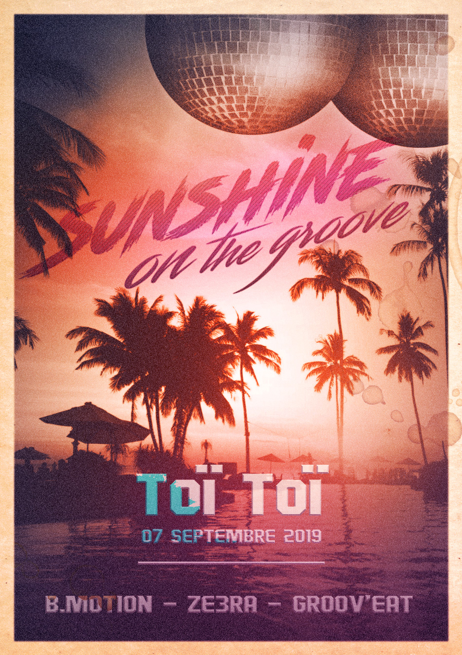 Sunshine on the groove : Ze3ra + B.Motion + Groov'Eat